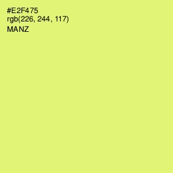 #E2F475 - Manz Color Image