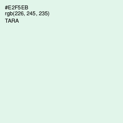 #E2F5EB - Tara Color Image