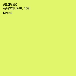 #E2F66C - Manz Color Image