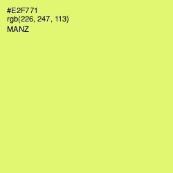 #E2F771 - Manz Color Image