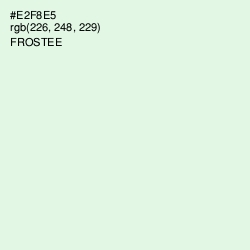 #E2F8E5 - Frostee Color Image