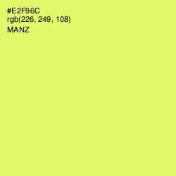 #E2F96C - Manz Color Image