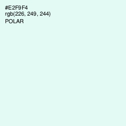 #E2F9F4 - Polar Color Image