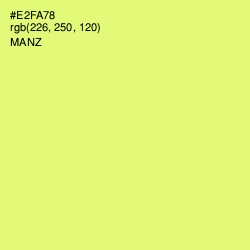 #E2FA78 - Manz Color Image