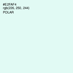 #E2FAF4 - Polar Color Image