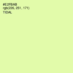 #E2FBAB - Tidal Color Image