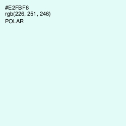 #E2FBF6 - Polar Color Image