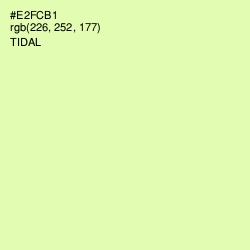 #E2FCB1 - Tidal Color Image