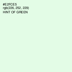 #E2FCE5 - Hint of Green Color Image