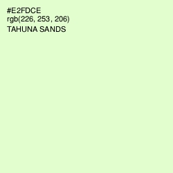 #E2FDCE - Tahuna Sands Color Image