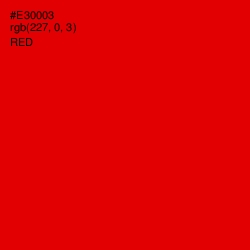 #E30003 - Red Color Image