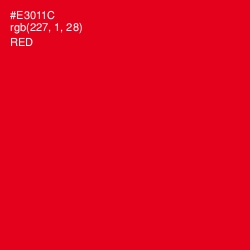#E3011C - Red Color Image