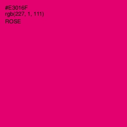 #E3016F - Rose Color Image