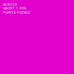 #E301CD - Purple Pizzazz Color Image