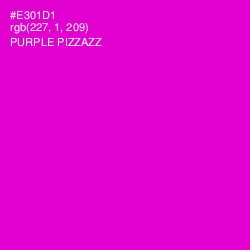 #E301D1 - Purple Pizzazz Color Image