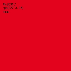 #E3031C - Red Color Image