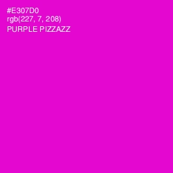 #E307D0 - Purple Pizzazz Color Image