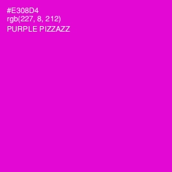 #E308D4 - Purple Pizzazz Color Image