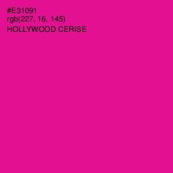 #E31091 - Hollywood Cerise Color Image