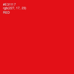 #E31117 - Red Color Image