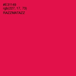 #E31149 - Razzmatazz Color Image