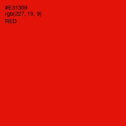 #E31309 - Red Color Image