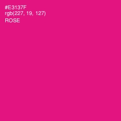 #E3137F - Rose Color Image