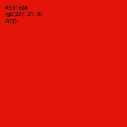 #E31508 - Red Color Image