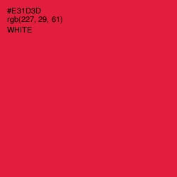 #E31D3D - Red Ribbon Color Image