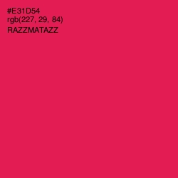 #E31D54 - Razzmatazz Color Image