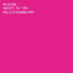 #E3218B - Wild Strawberry Color Image