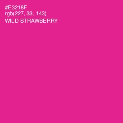 #E3218F - Wild Strawberry Color Image