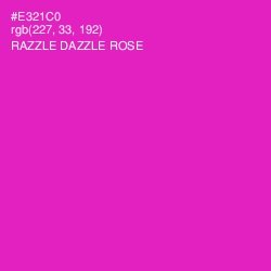 #E321C0 - Razzle Dazzle Rose Color Image