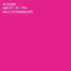 #E3238B - Wild Strawberry Color Image