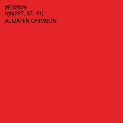 #E32529 - Alizarin Crimson Color Image