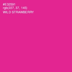 #E32591 - Wild Strawberry Color Image