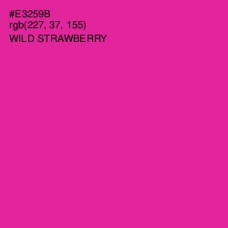 #E3259B - Wild Strawberry Color Image