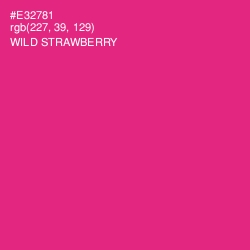 #E32781 - Wild Strawberry Color Image