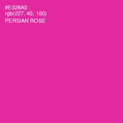#E328A0 - Persian Rose Color Image