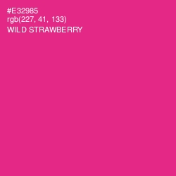 #E32985 - Wild Strawberry Color Image