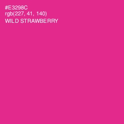 #E3298C - Wild Strawberry Color Image