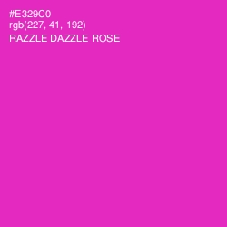 #E329C0 - Razzle Dazzle Rose Color Image