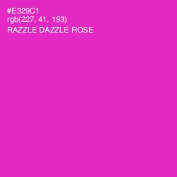 #E329C1 - Razzle Dazzle Rose Color Image