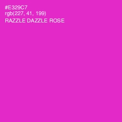 #E329C7 - Razzle Dazzle Rose Color Image