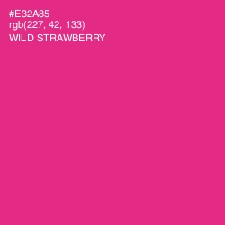 #E32A85 - Wild Strawberry Color Image