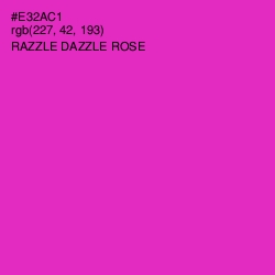 #E32AC1 - Razzle Dazzle Rose Color Image