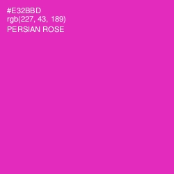 #E32BBD - Persian Rose Color Image