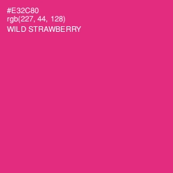 #E32C80 - Wild Strawberry Color Image