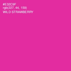 #E32C9F - Wild Strawberry Color Image