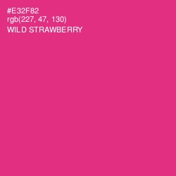 #E32F82 - Wild Strawberry Color Image